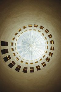 Low angle view of ceiling