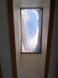 Low angle view of window in home