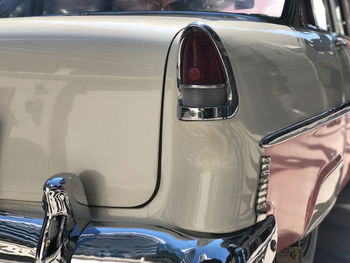 Close-up of vintage car