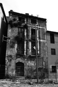 Low angle view of old building