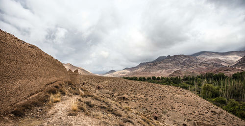 Panoramic view of landscape against sky