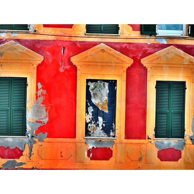 building exterior, architecture, built structure, window, red, house, door, closed, residential structure, residential building, facade, building, day, exterior, entrance, outdoors, shutter, no people, low angle view, glass - material