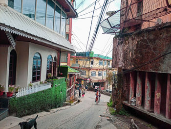 Street amidst buildings in city