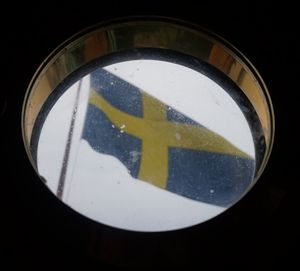 Close-up of object on wall