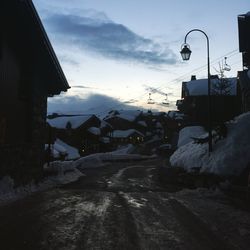 View of snow covered landscape