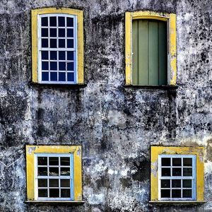 Windows of house