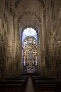 Low angle view of dome of building