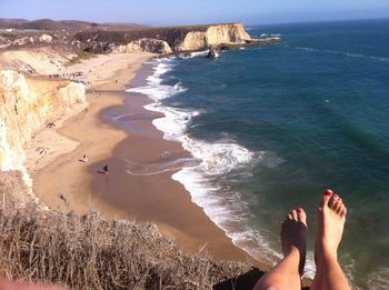 Scenic view of beach