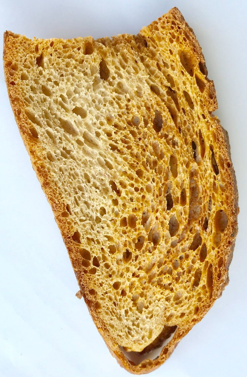 CLOSE-UP OF BREAD IN BACKGROUND