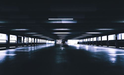 Surface level of empty road