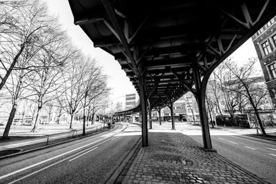 View of bridge in city