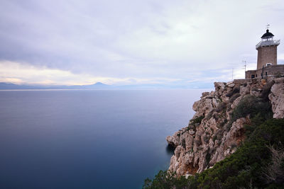 Lighthouse in loutraki