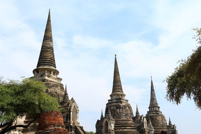 Ancient temple in ayutthaya thailand