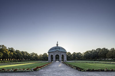 View of built structure at park against sky