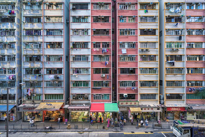 Residential buildings in city