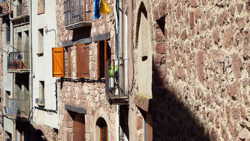 Panoramic view of old building