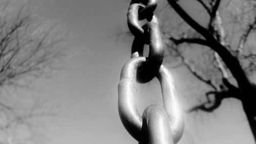 Close-up of metallic structure