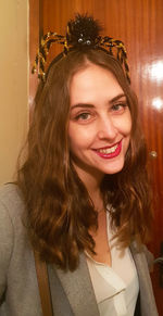 Portrait of a smiling young woman