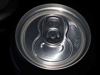 Close-up of object over black background