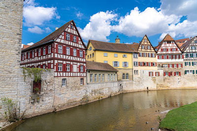 Buildings in city against sky