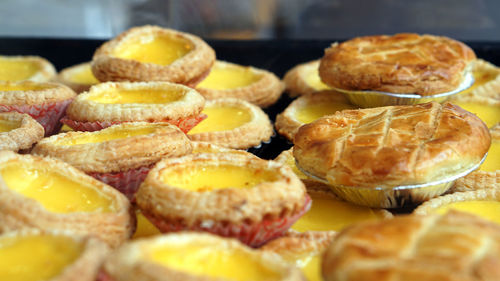 Close-up of cake for sale