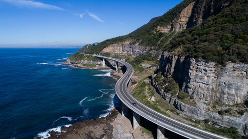 The sea cliff bridge in wollongong, nsw, australia