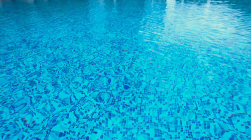 High angle view of swimming pool