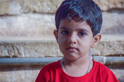 Close-up portrait of girl