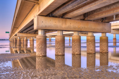 Bridge on the beach