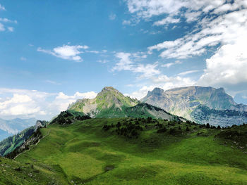 Scenic view of landscape against sky