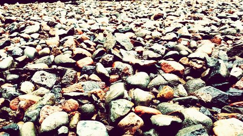 Full frame shot of stones