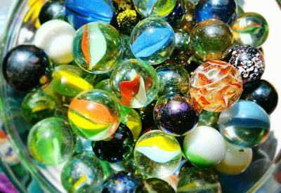 Full frame shot of multi colored balls