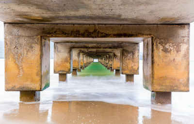 View of old pier