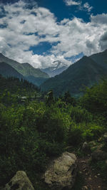 Scenic view of landscape against sky