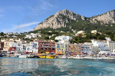 View of town at waterfront