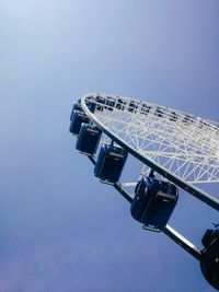 Low angle view of ferris wheel