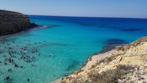 Scenic view of beach