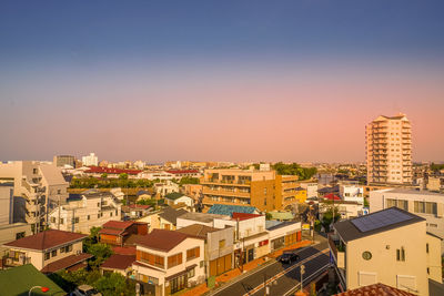 Buildings in city