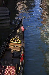 Boats in lake