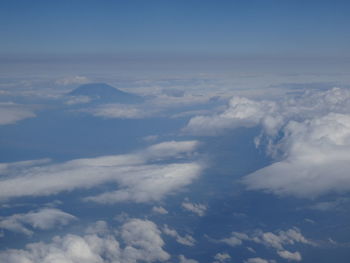 Low angle view of clouds in sky