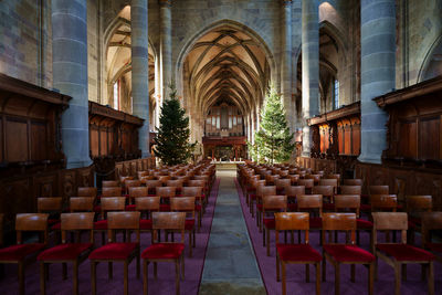 Interior of church