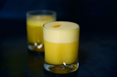 Close-up of drink on table