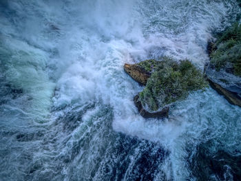 Scenic view of sea waves