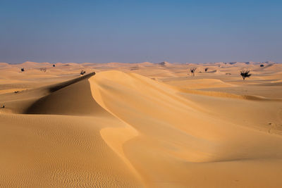 View of desert against sky