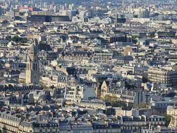 High angle view of cityscape