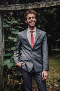 Portrait of a smiling young man