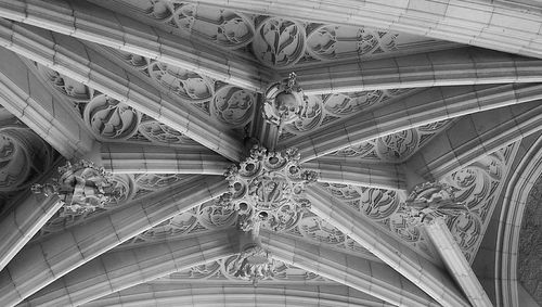 Low angle view of ceiling