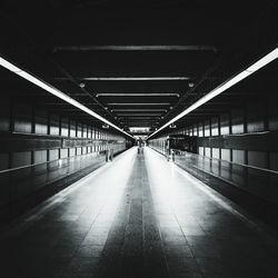 Empty subway station