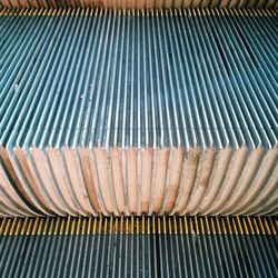 Full frame shot of escalator steps