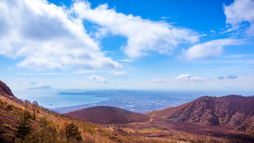 Panoramic view of landscape against sky